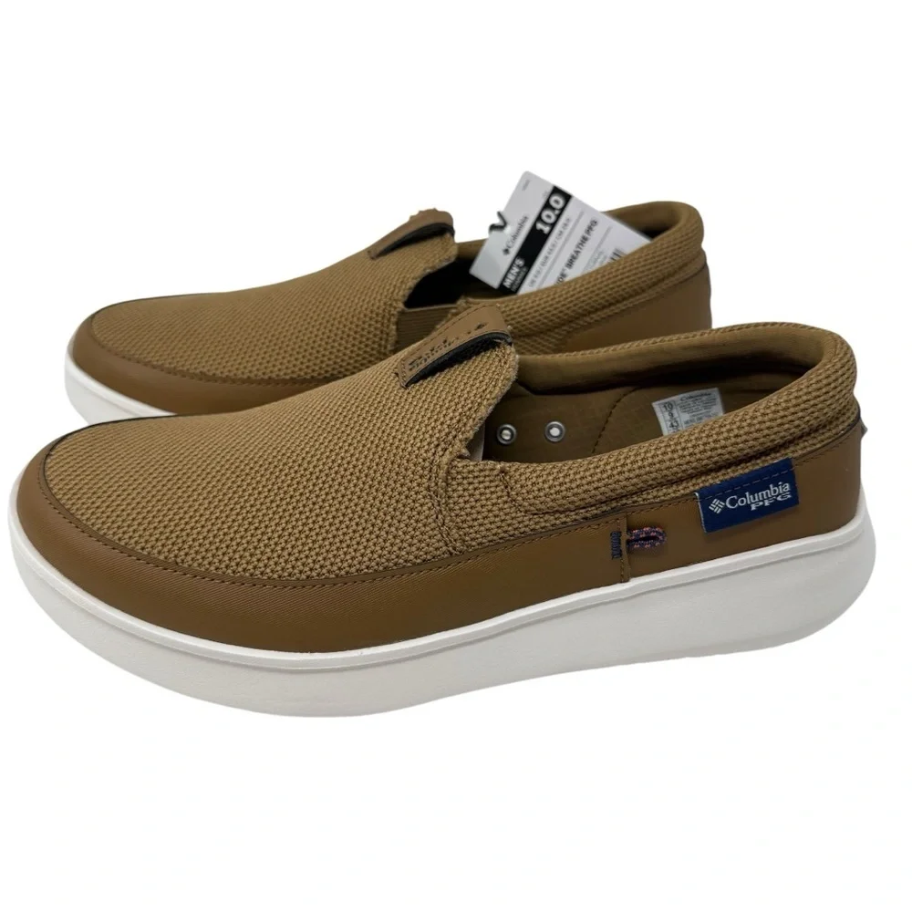 Columbia Men’s Size 10 Boatside Breathe PFG Boat Shoes Delta Nocturnal New